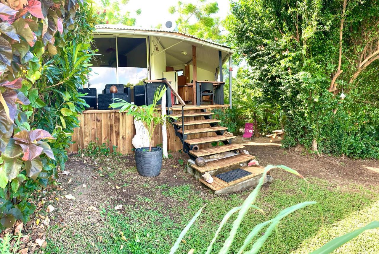 Lodge Colibris Piscine Privee Vue Panoramique Mer Et Montagne Pelee , 500 M Plage Dans Un Parc , Calme Assure Ideal Pour Decouvrir Le Nord Caraibes ル・カルベ エクステリア 写真
